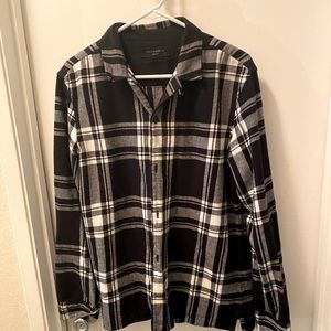 Allsaints Flannel T-Shirt